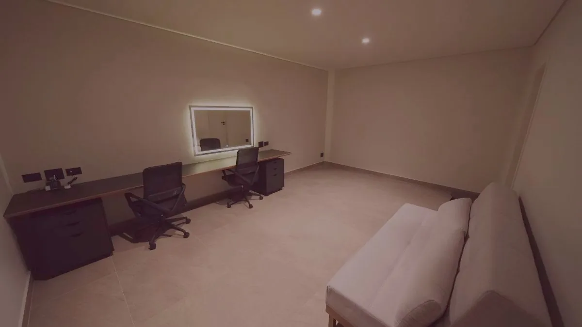 Camerino y sala de fotografía