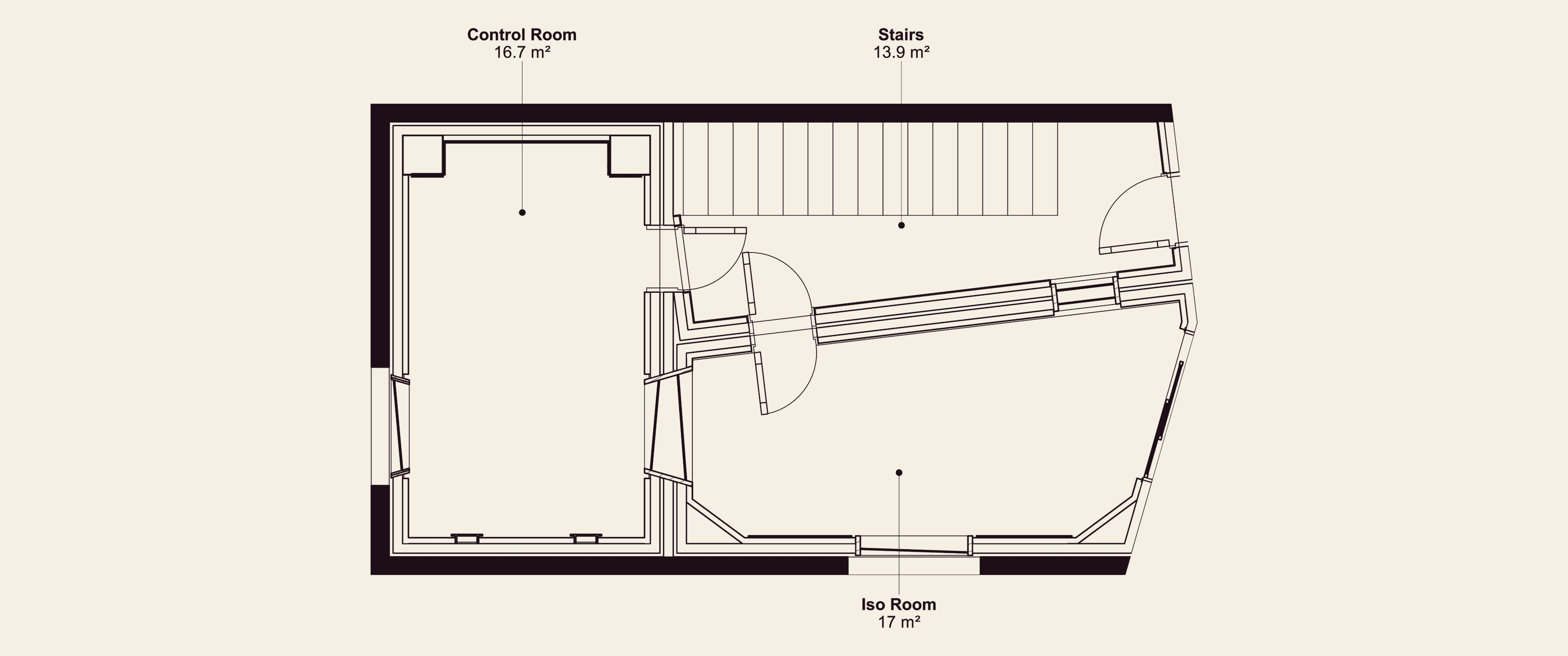 Plano · Estudio B